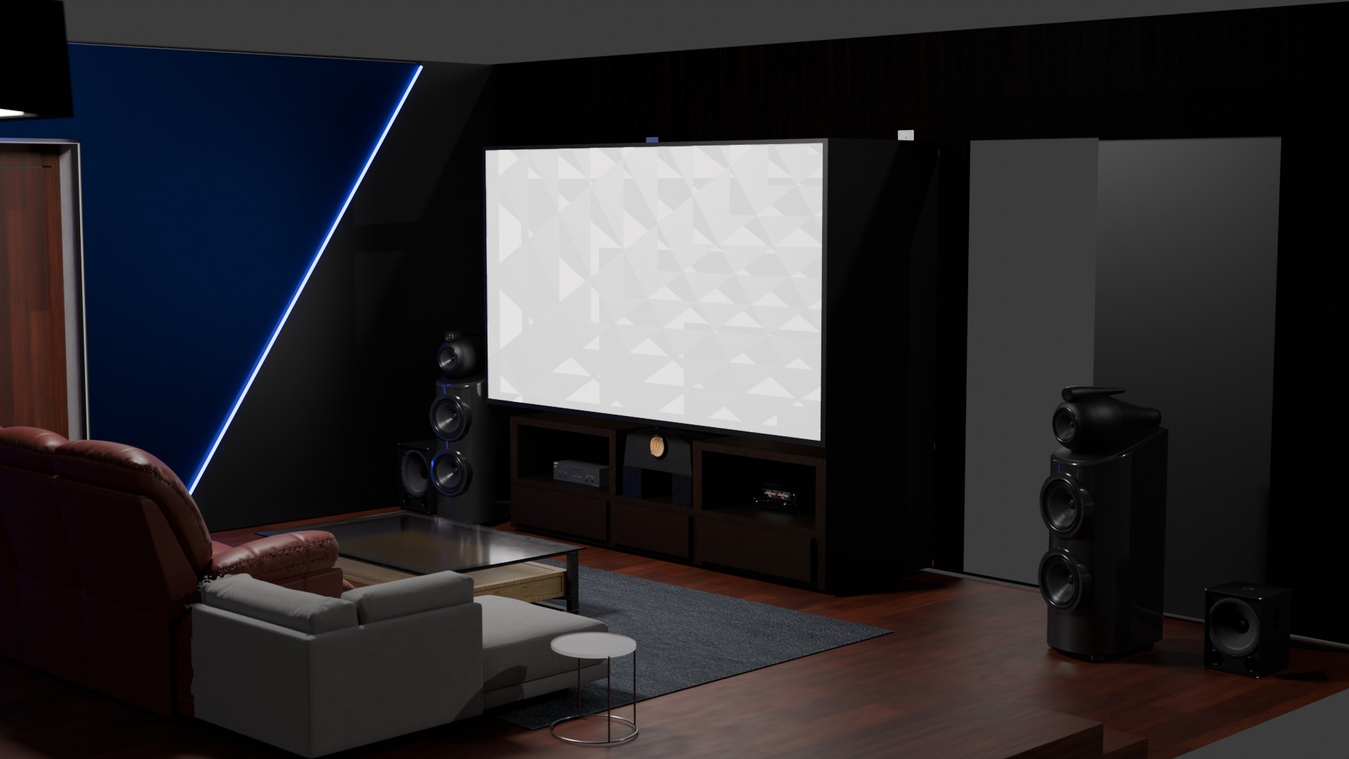 Room after the screen move