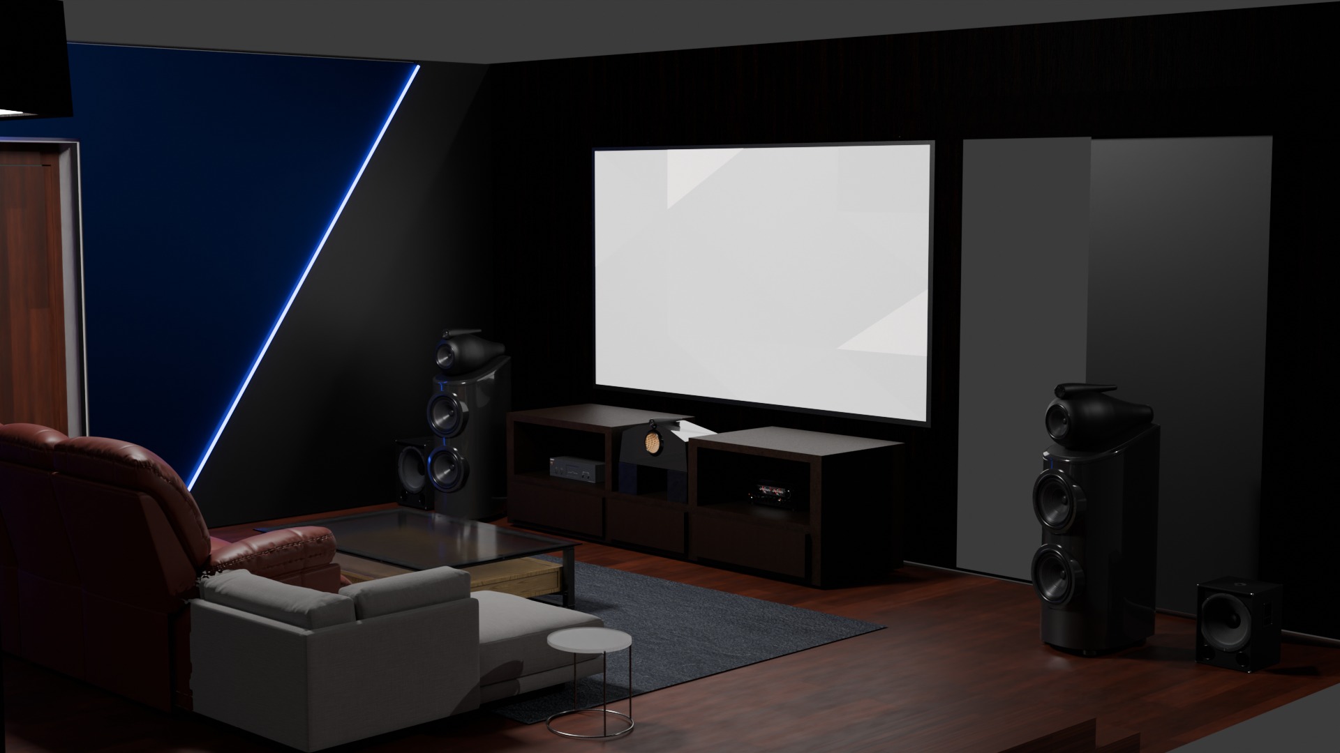 Room before the screen move
